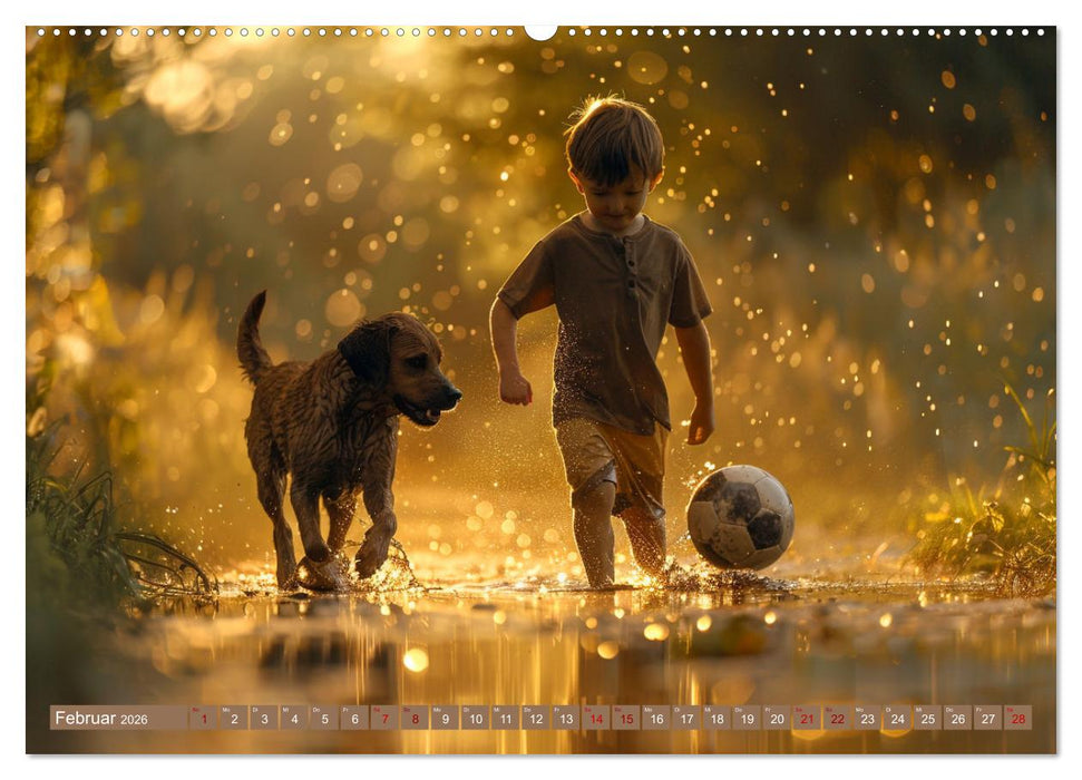 Fußball im Blut (CALVENDO Premium Wandkalender 2026)