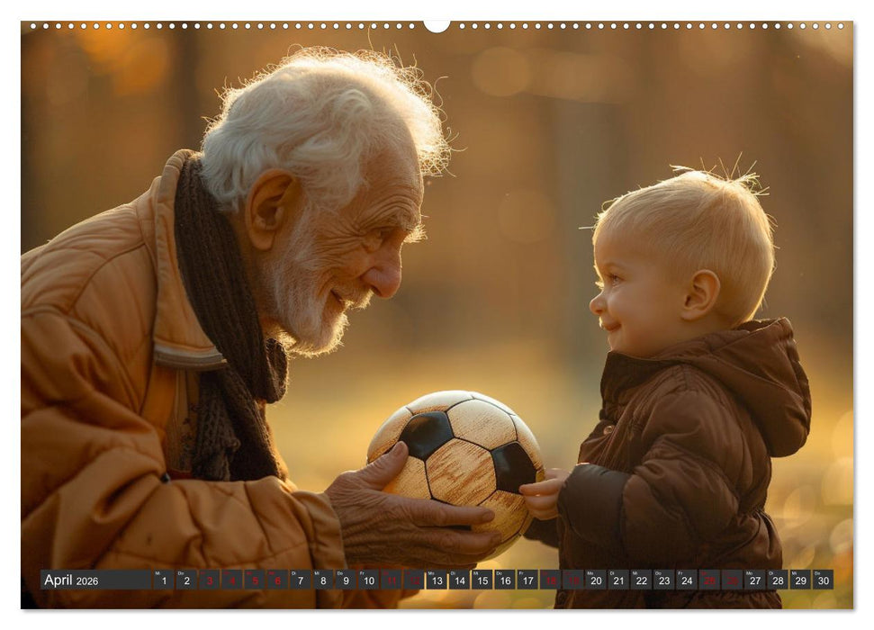 Fußball im Blut (CALVENDO Premium Wandkalender 2026)
