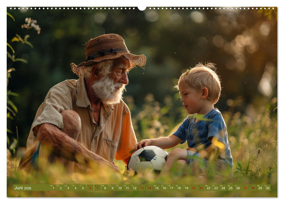 Fußball im Blut (CALVENDO Premium Wandkalender 2026)