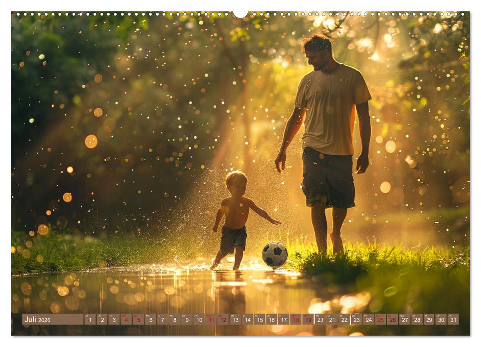 Fußball im Blut (CALVENDO Premium Wandkalender 2026)