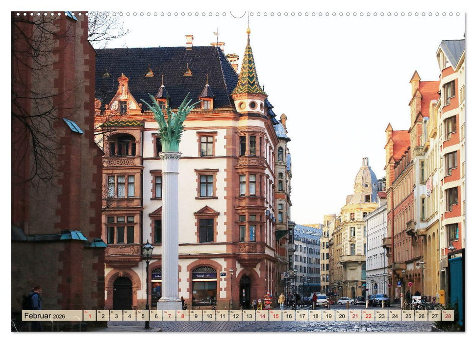 Buntes Leipzig (CALVENDO Wandkalender 2026)