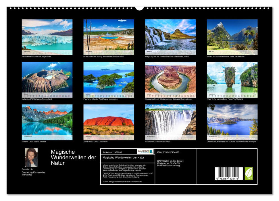 Magische Wunderwelten der Natur (CALVENDO Premium Wandkalender 2026)