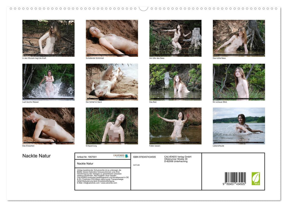 Nackte Natur (CALVENDO Premium Wandkalender 2026)