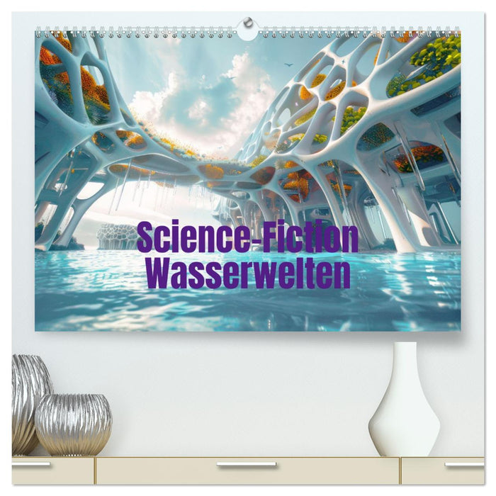 Science-Fiction Wasserwelten (CALVENDO Premium Wandkalender 2026)