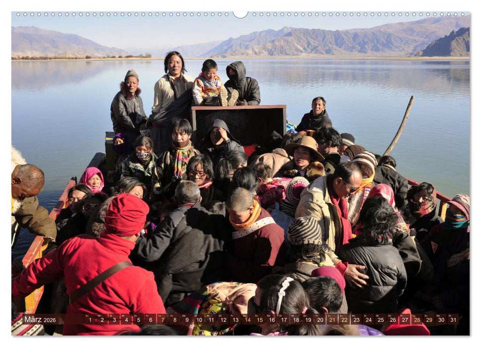 Tibet bewegt (CALVENDO Premium Wandkalender 2026)