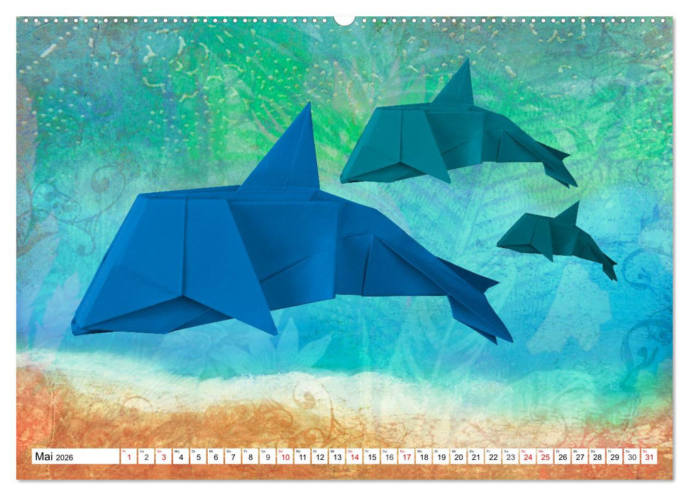 ORIGAMI - Kreativität ohne Grenzen (CALVENDO Premium Wandkalender 2026)