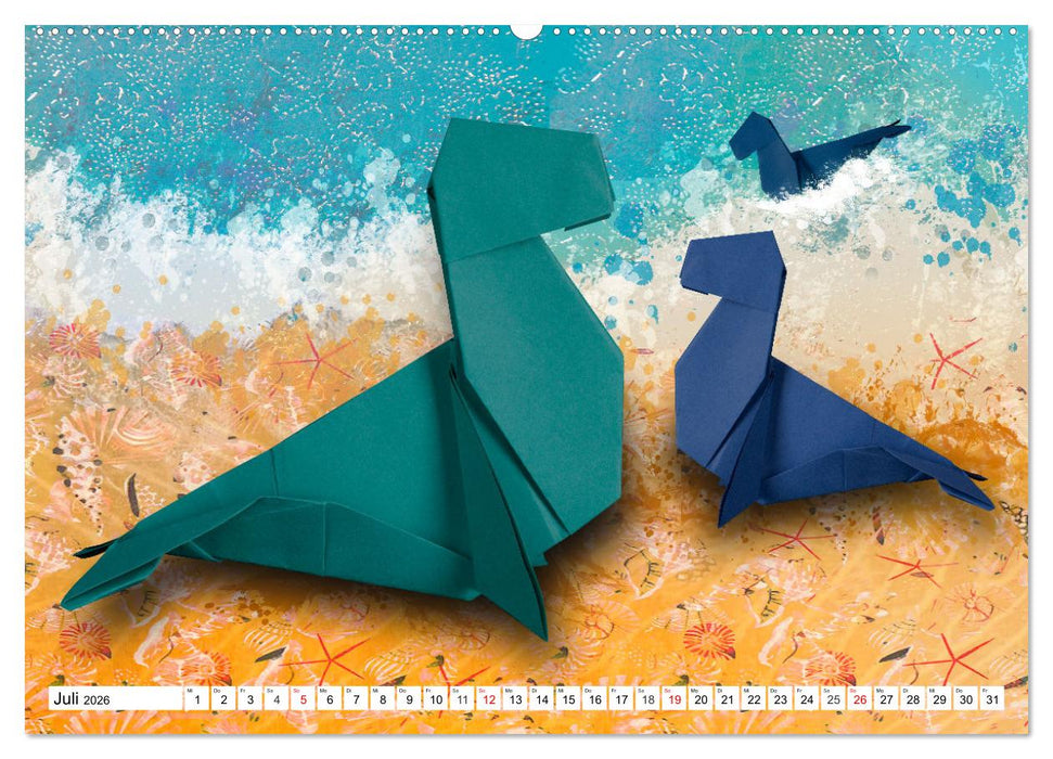 ORIGAMI - Kreativität ohne Grenzen (CALVENDO Premium Wandkalender 2026)