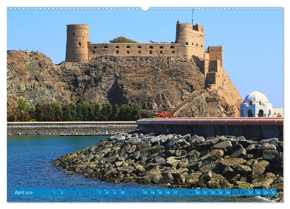 Unterwegs im Weihrauchland Oman (CALVENDO Premium Wandkalender 2026)