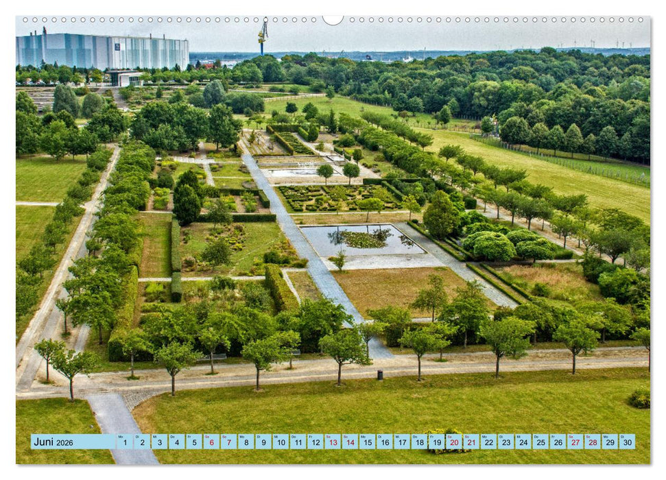 Impressionen aus dem Bürgerpark der Hansestadt Wismar (CALVENDO Premium Wandkalender 2026)