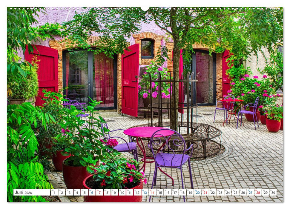 Assignan - Das rote Dorf im Languedoc (CALVENDO Premium Wandkalender 2026)