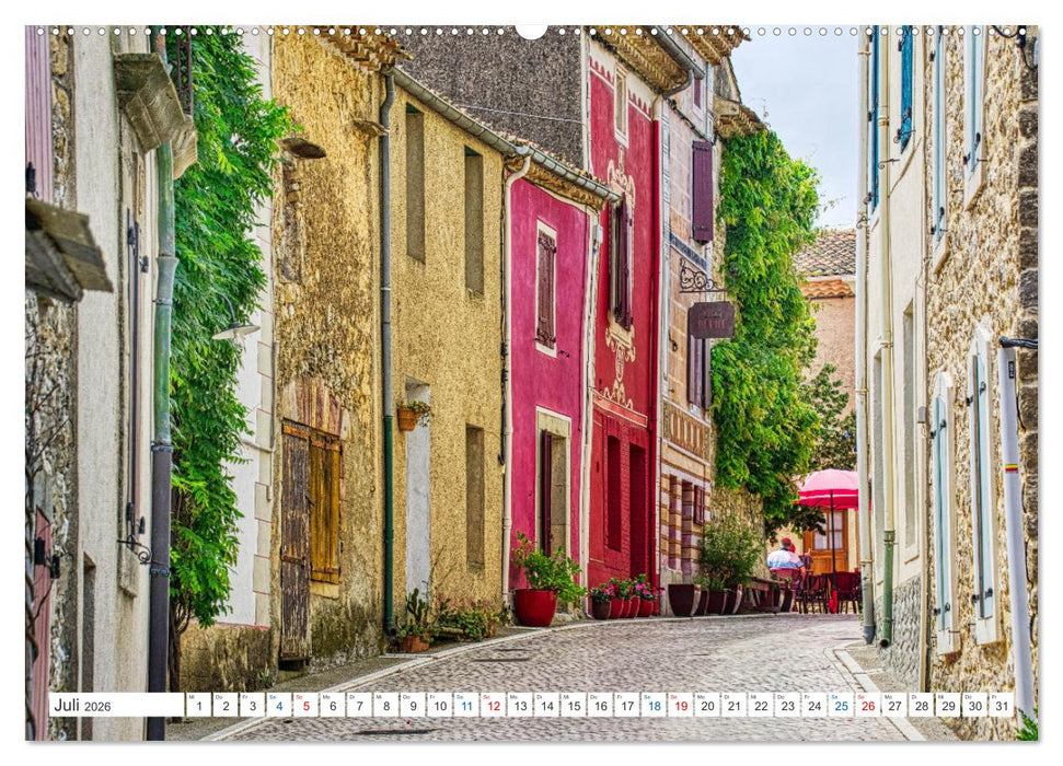 Assignan - Das rote Dorf im Languedoc (CALVENDO Premium Wandkalender 2026)