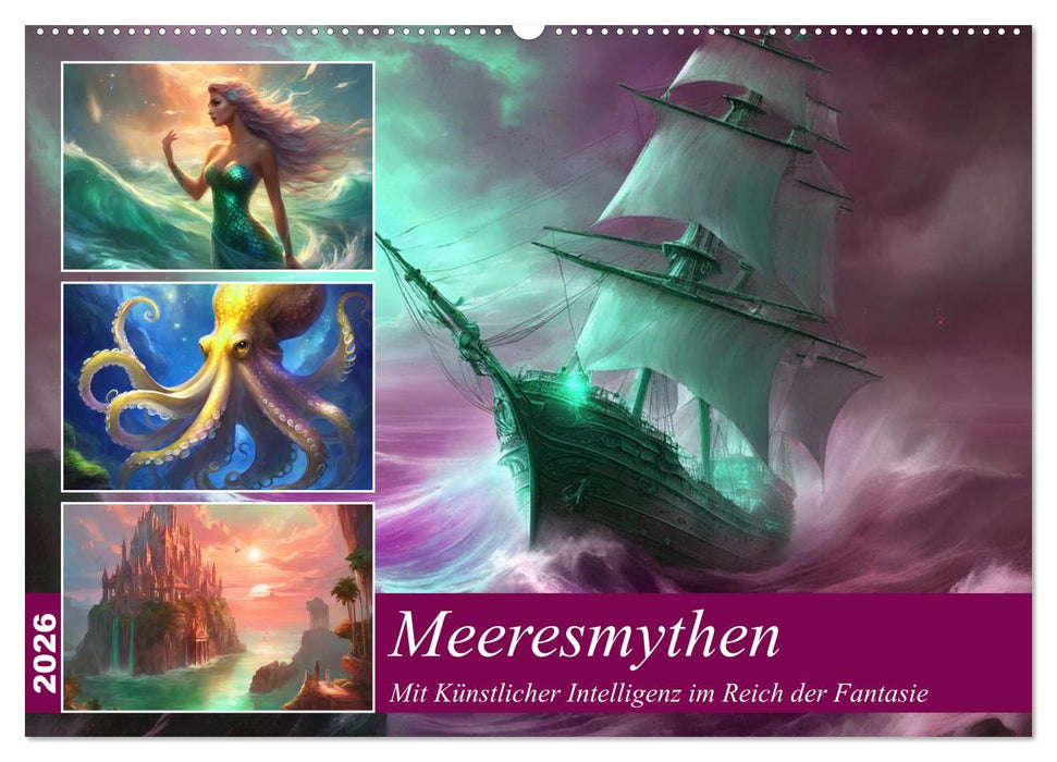 Meeresmythen (CALVENDO Wandkalender 2026)