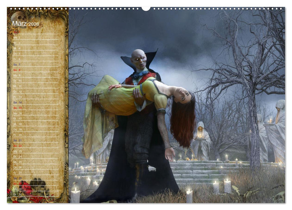 Vampire - Kinder der Nacht (CALVENDO Premium Wandkalender 2026)