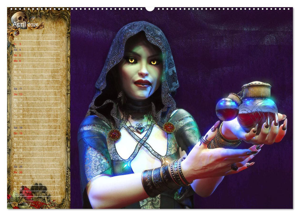 Vampire - Kinder der Nacht (CALVENDO Premium Wandkalender 2026)