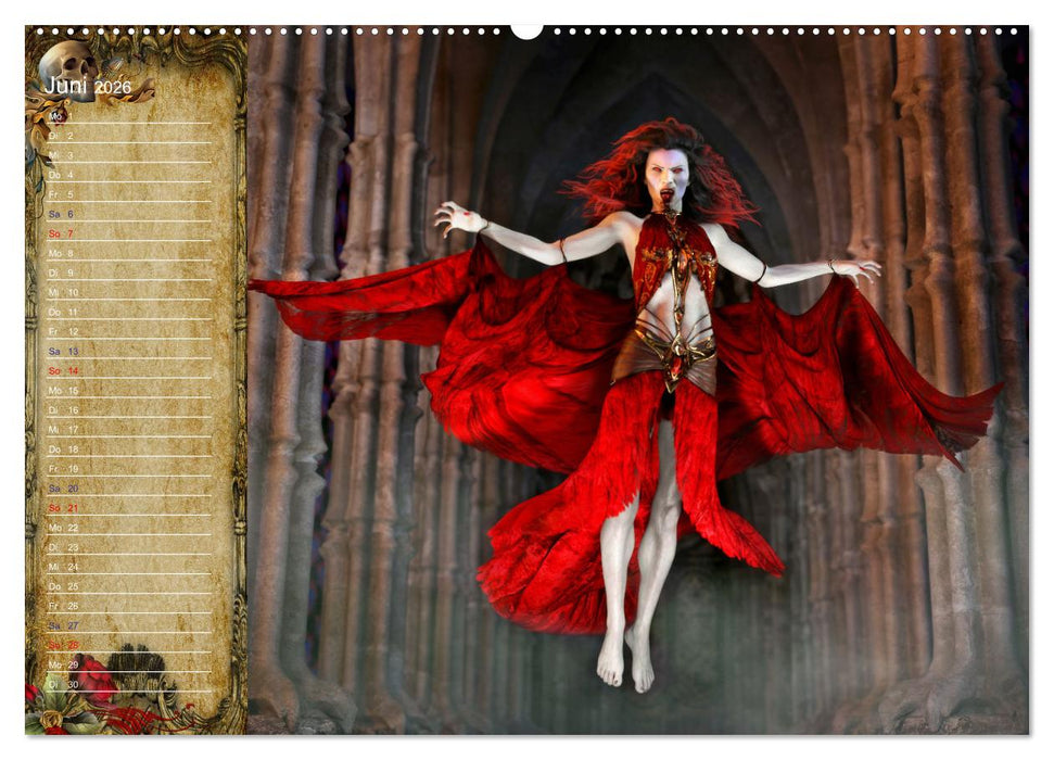 Vampire - Kinder der Nacht (CALVENDO Premium Wandkalender 2026)