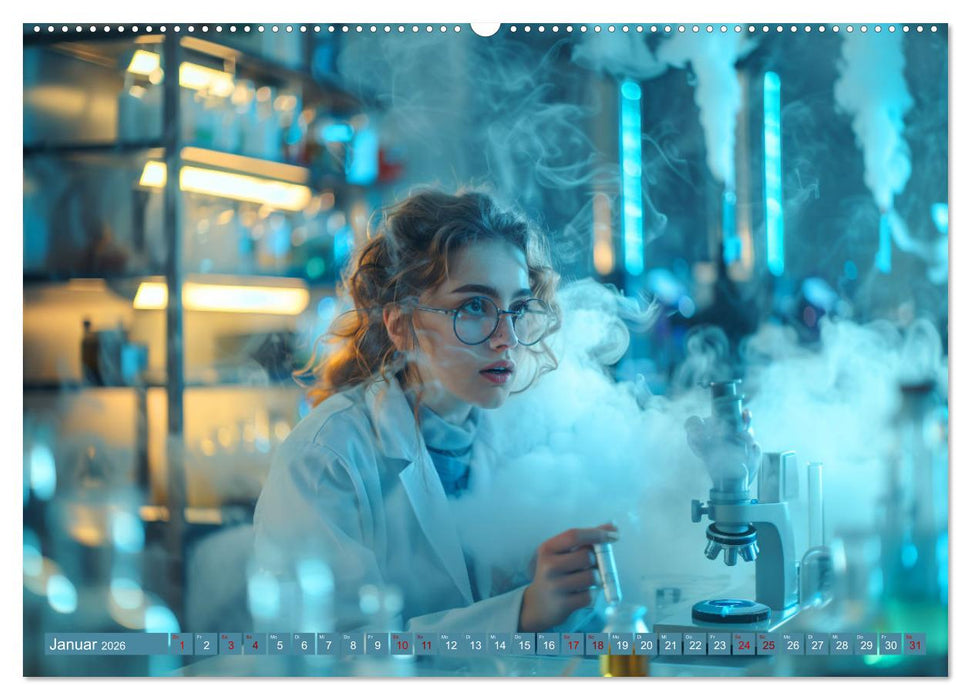 Montag im Labor (CALVENDO Premium Wandkalender 2026)