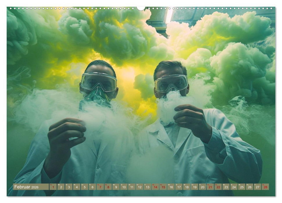 Montag im Labor (CALVENDO Premium Wandkalender 2026)