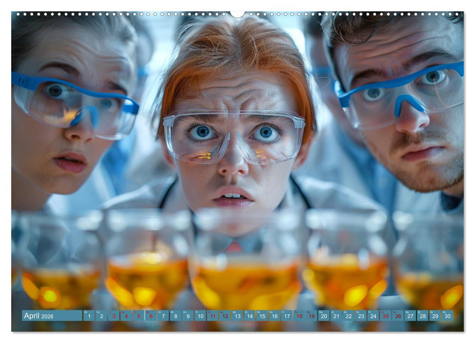 Montag im Labor (CALVENDO Premium Wandkalender 2026)
