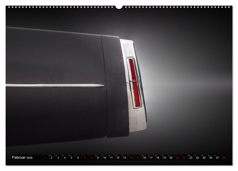 US Autoklassiker 1950er bis 1970er Details (CALVENDO Premium Wandkalender 2026)