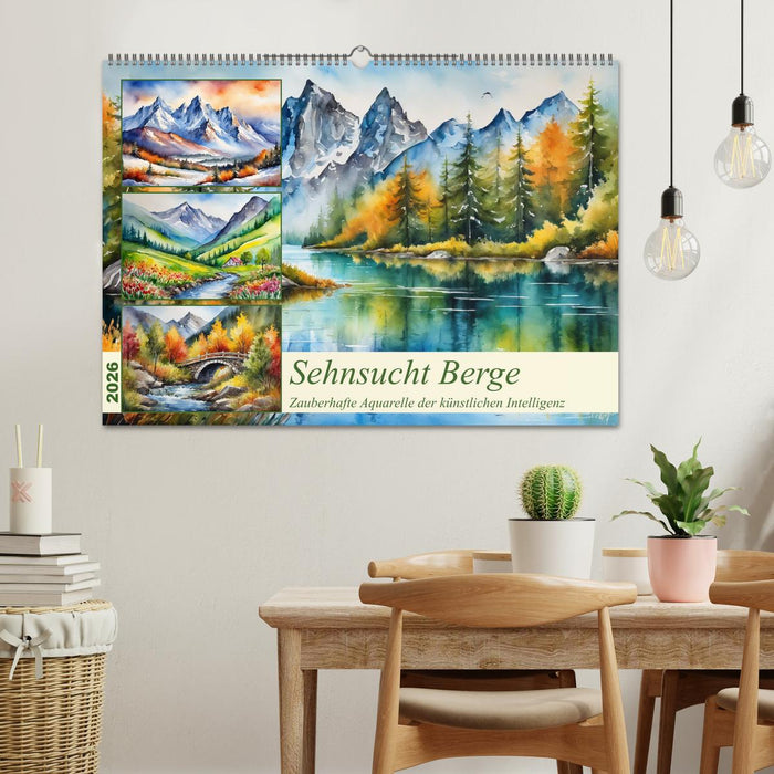 Sehnsucht Berge (CALVENDO Wandkalender 2026)