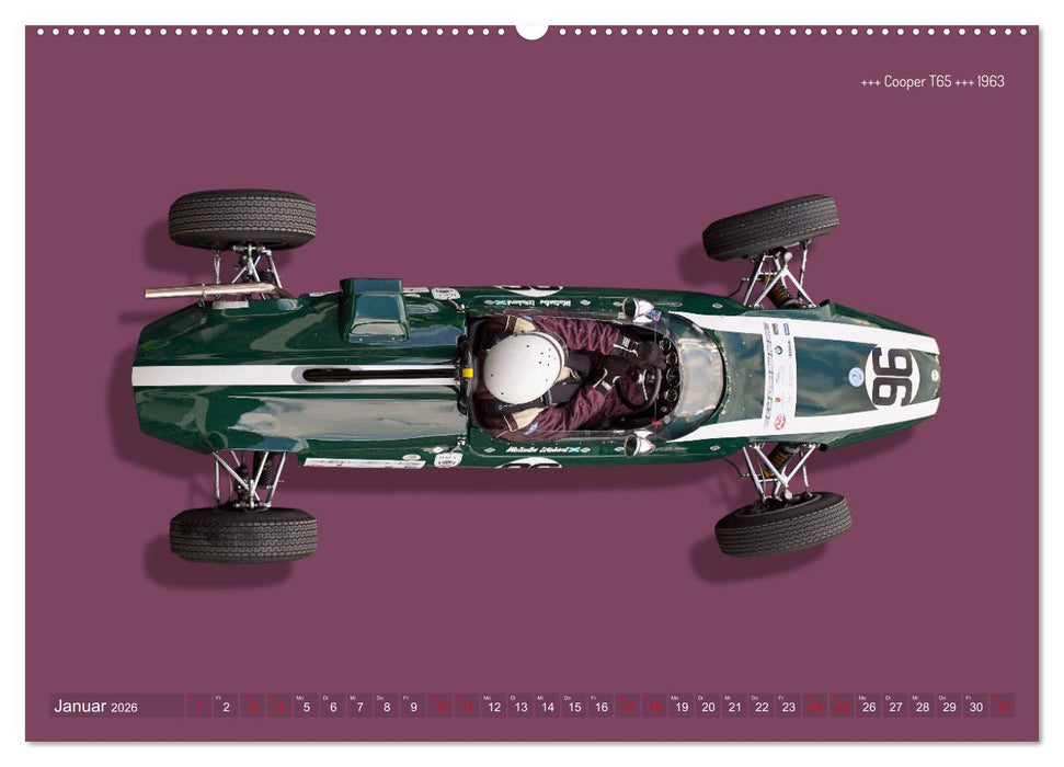 Legenden des Rennsports - Formel Junior 1955-1965 (CALVENDO Premium Wandkalender 2026)