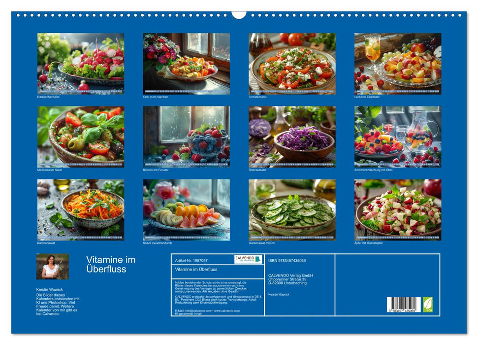 Vitamine im Überfluss (CALVENDO Wandkalender 2026)