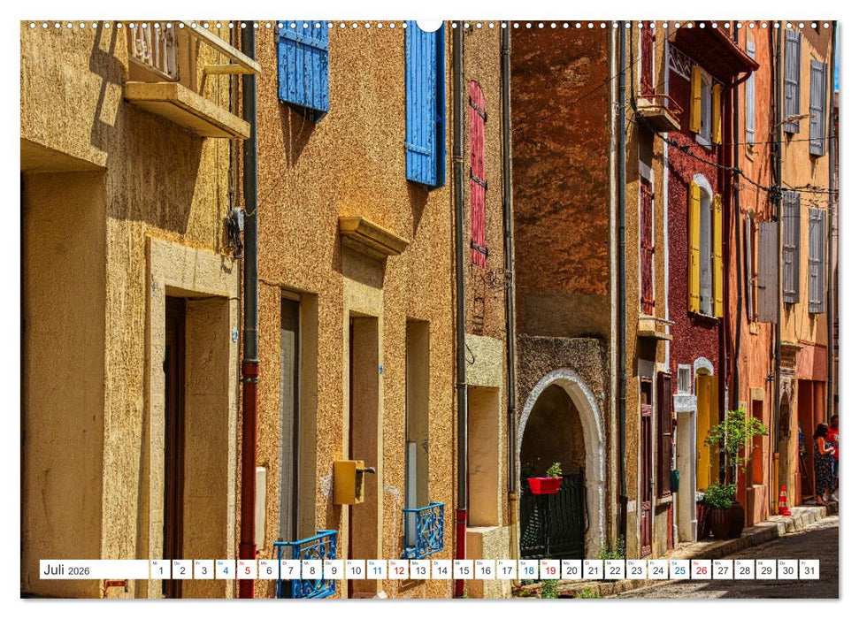 Saint - Chinian - Traditionelles Weindorf im Süden Frankreichs (CALVENDO Premium Wandkalender 2026)