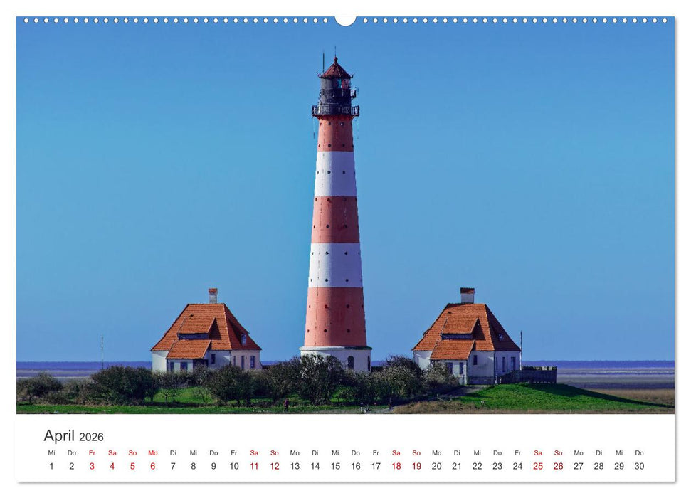 Schutzgebiet Wattenmeer (CALVENDO Wandkalender 2026)