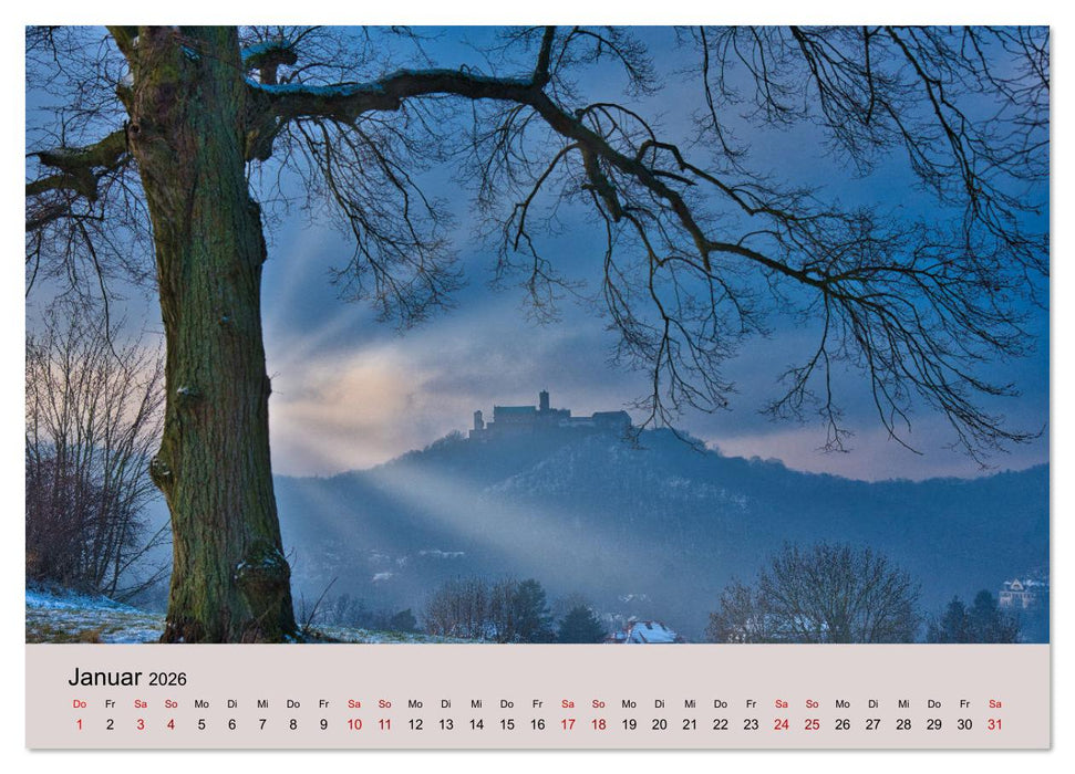 Naturerlebnis Thüringen (CALVENDO Premium Wandkalender 2026)