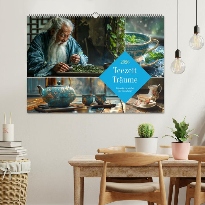 Teezeit Träume (CALVENDO Wandkalender 2026)