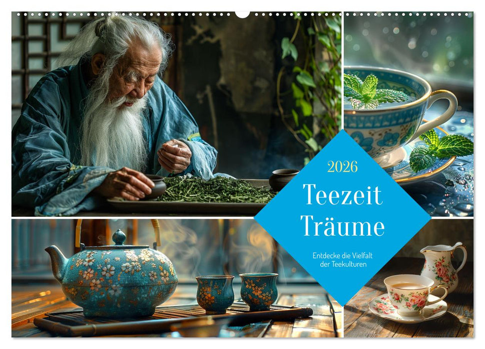 Teezeit Träume (CALVENDO Wandkalender 2026)