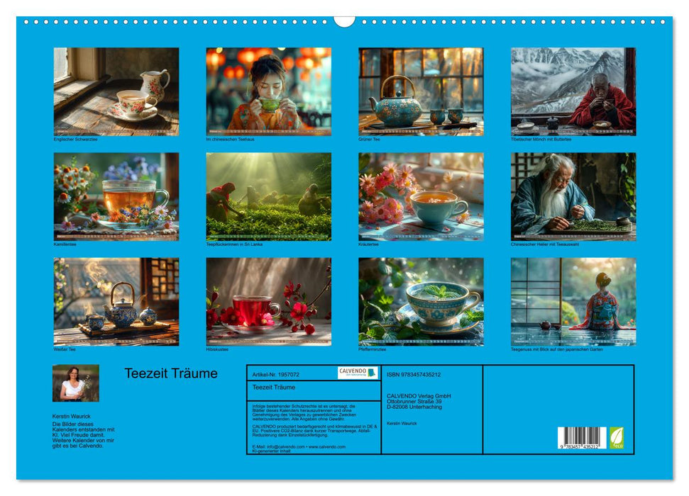 Teezeit Träume (CALVENDO Wandkalender 2026)