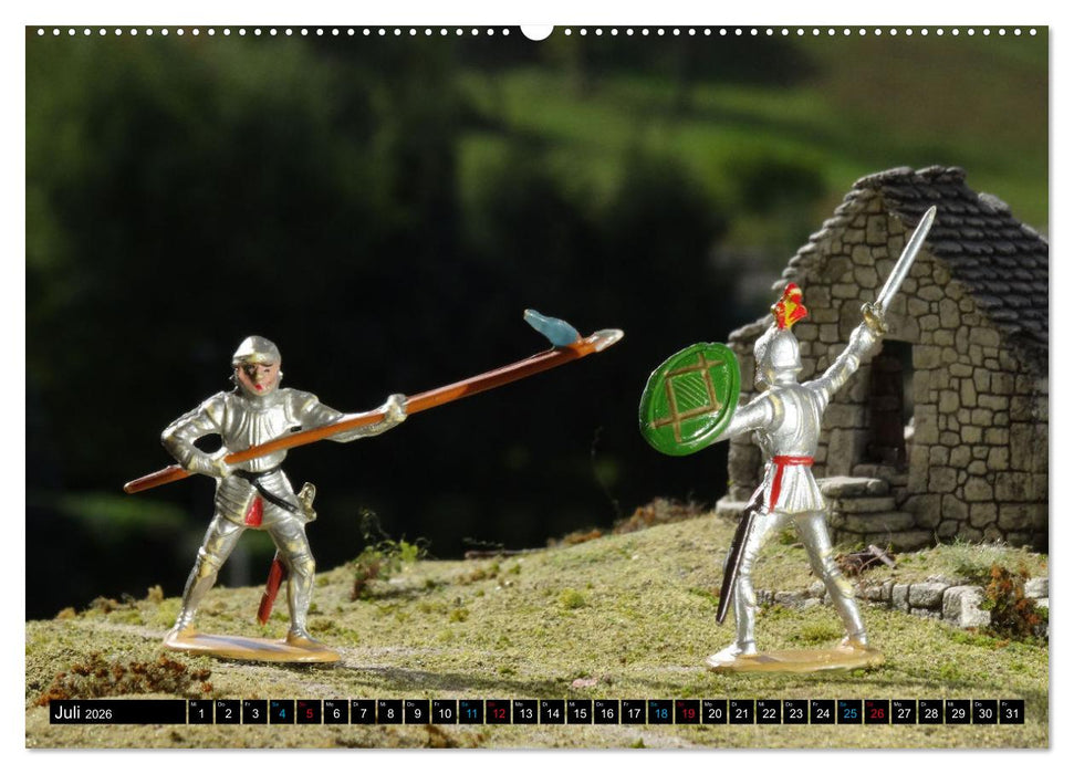 Landsknechte und Ritter im Modell (CALVENDO Premium Wandkalender 2026)