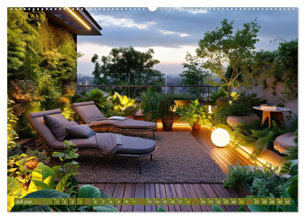 Urban Jungle - wohnen mit Pflanzen (CALVENDO Premium Wandkalender 2026)
