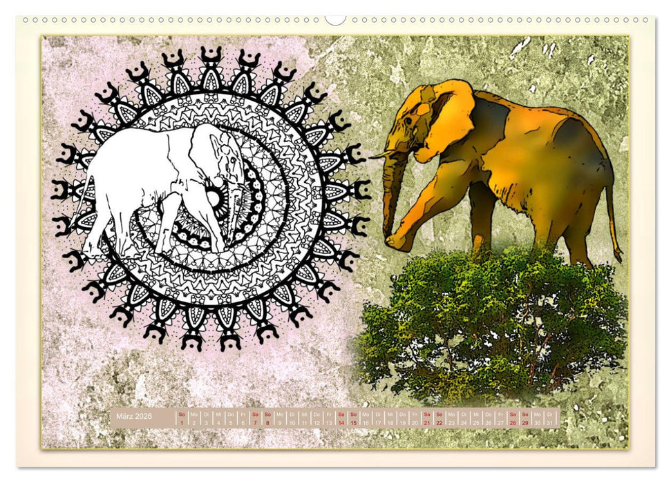 Mandalas 2026 - Beruhigende Momente (CALVENDO Wandkalender 2026)