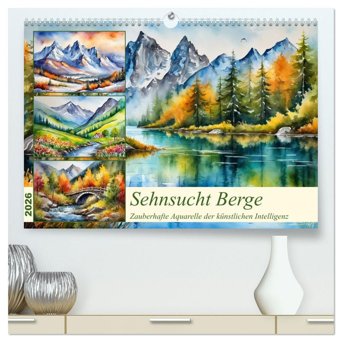 Sehnsucht Berge (CALVENDO Premium Wandkalender 2026)