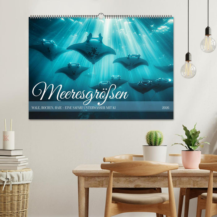 Meeresgrößen (CALVENDO Wandkalender 2026)