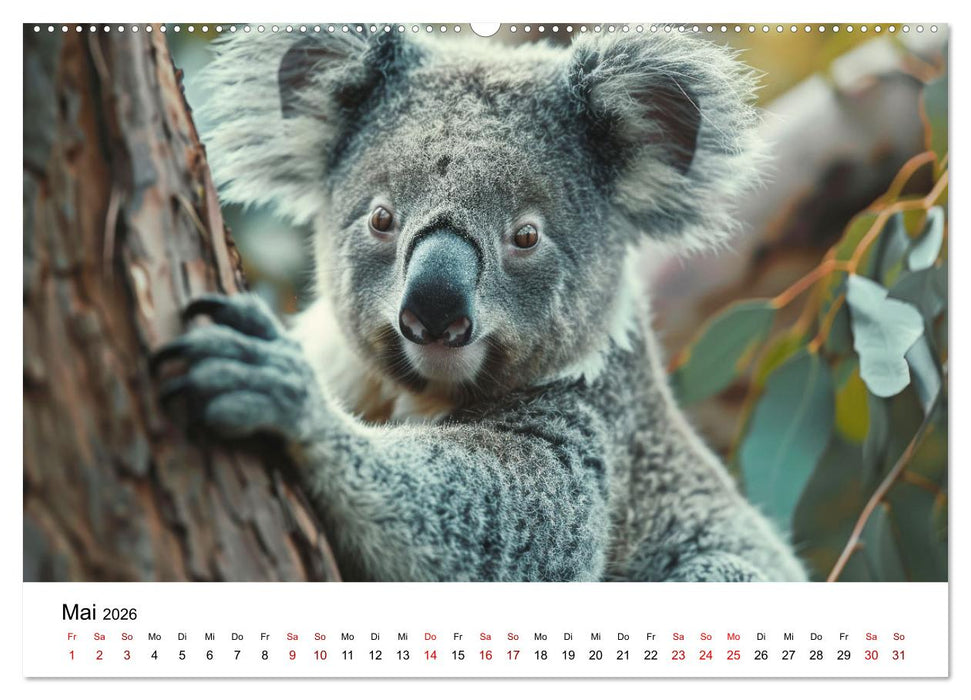 Wildes Down Under: Tiere des Australischen Kontinents (CALVENDO Wandkalender 2026)