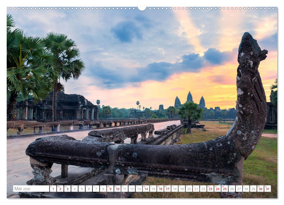 Asien - Kontinent der Farben (CALVENDO Premium Wandkalender 2026)