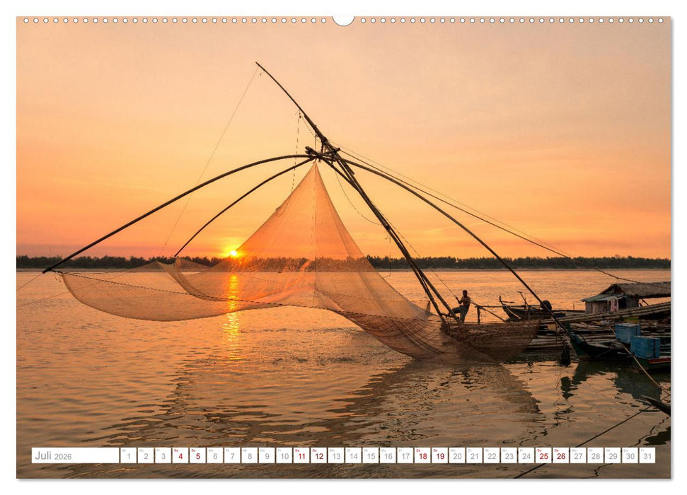 Asien - Kontinent der Farben (CALVENDO Premium Wandkalender 2026)