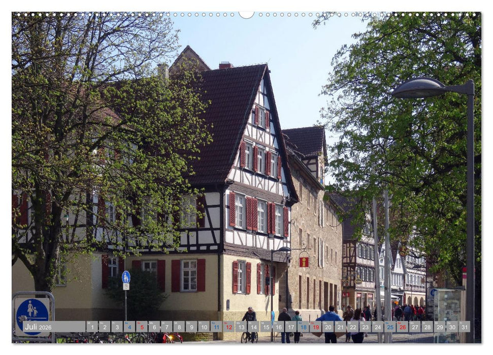 Kirchheim/Teck im Fokus (CALVENDO Premium Wandkalender 2026)