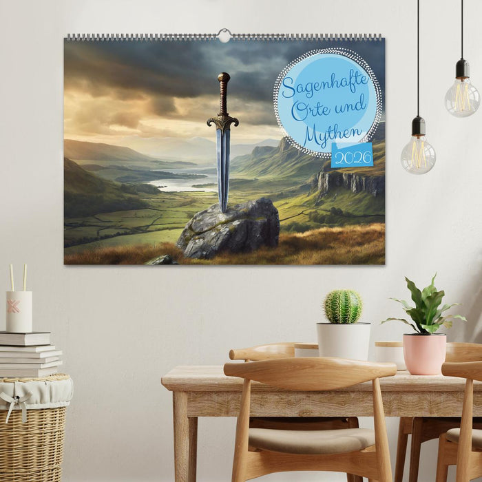 Sagenhafte Orte und Mythen (CALVENDO Wandkalender 2026)