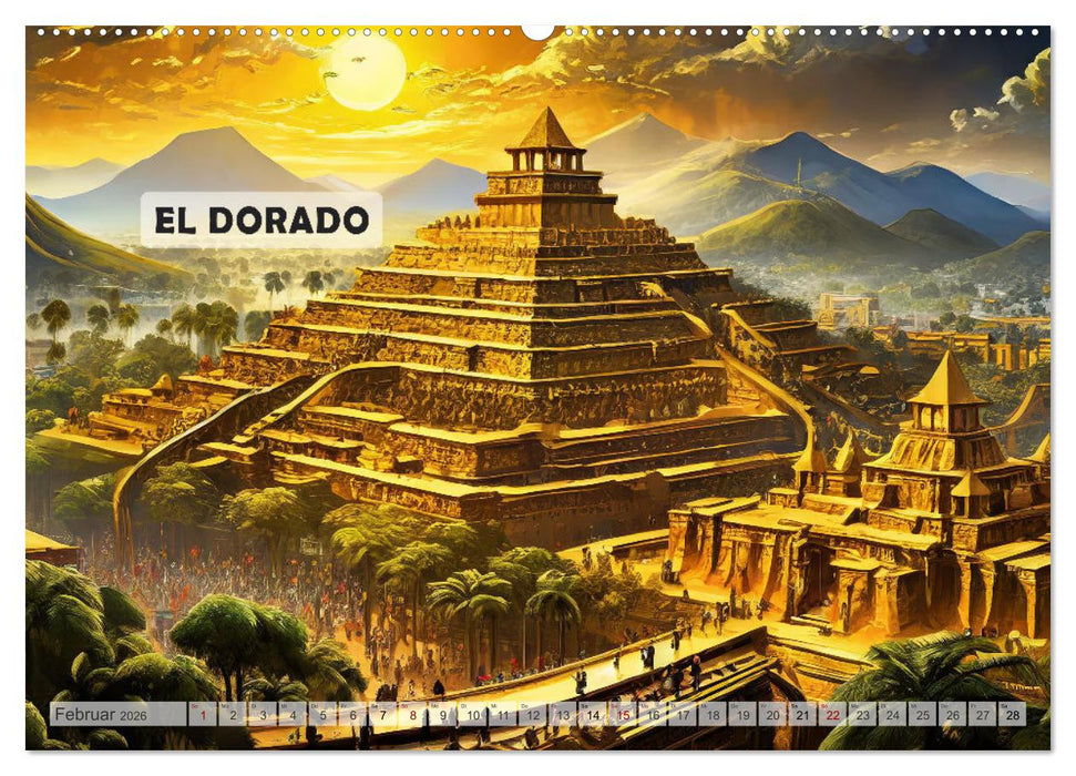 Sagenhafte Orte und Mythen (CALVENDO Wandkalender 2026)