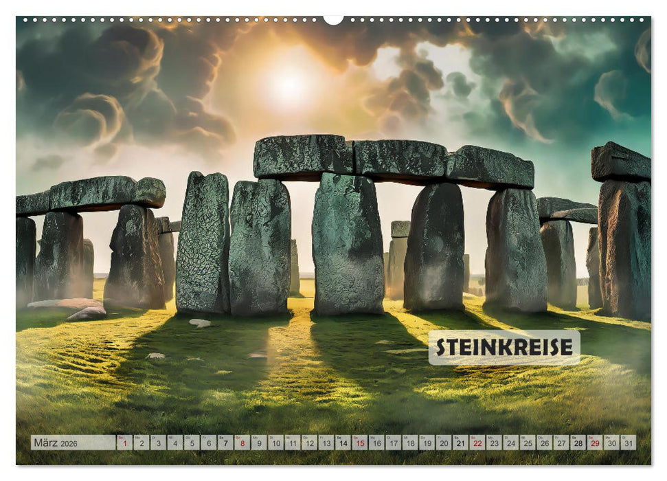 Sagenhafte Orte und Mythen (CALVENDO Wandkalender 2026)