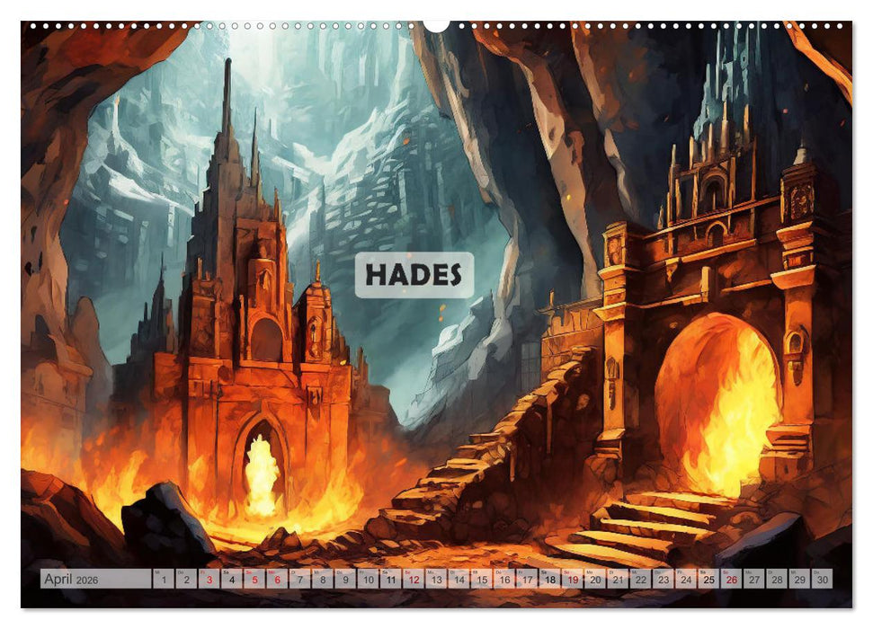 Sagenhafte Orte und Mythen (CALVENDO Wandkalender 2026)