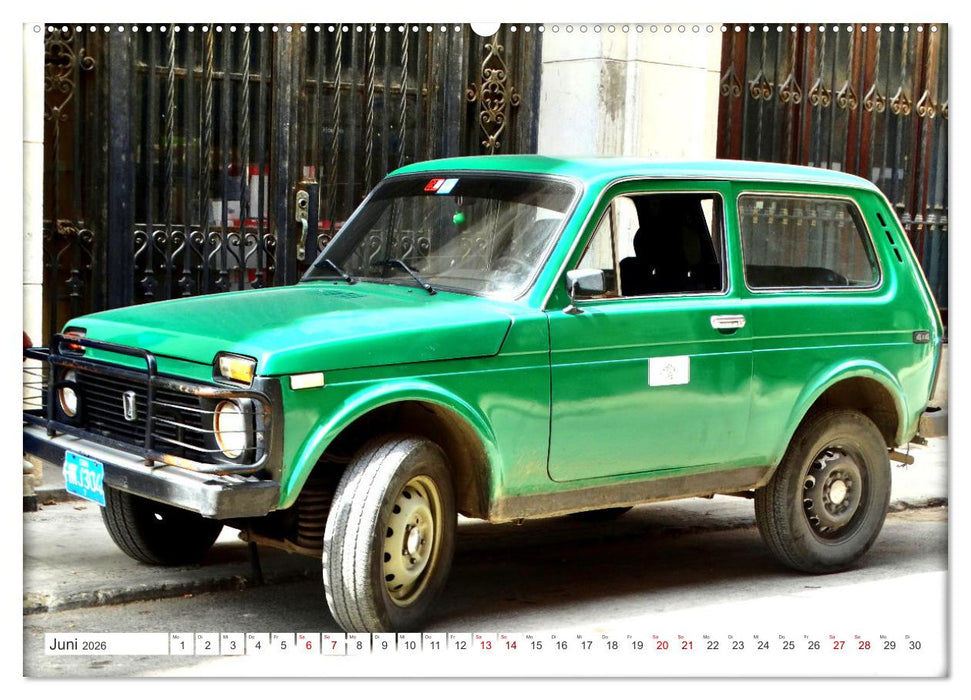 LADA NIVA - Exportschlager der UdSSR (CALVENDO Premium Wandkalender 2026)