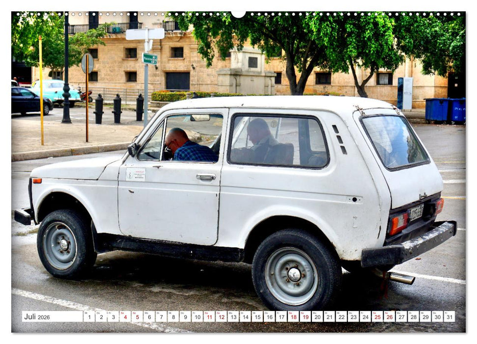 LADA NIVA - Exportschlager der UdSSR (CALVENDO Premium Wandkalender 2026)