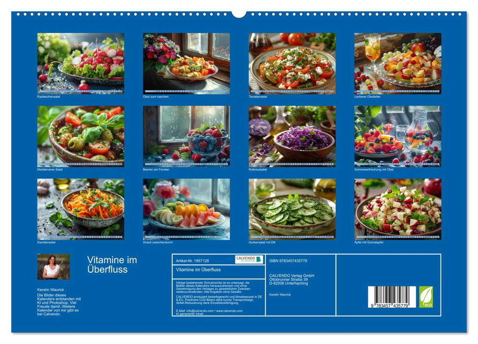 Vitamine im Überfluss (CALVENDO Premium Wandkalender 2026)