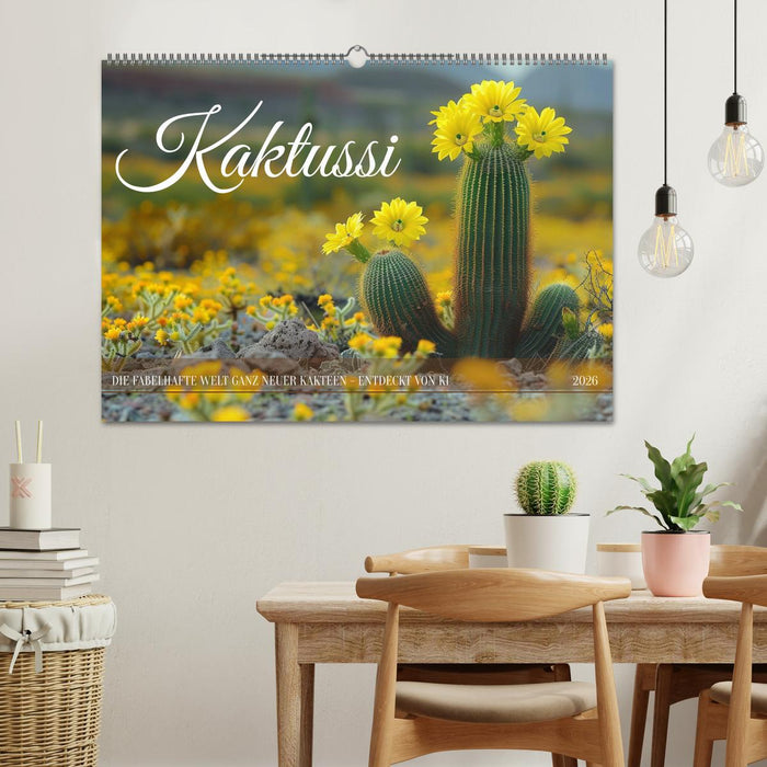 Kaktussi (CALVENDO Wandkalender 2026)