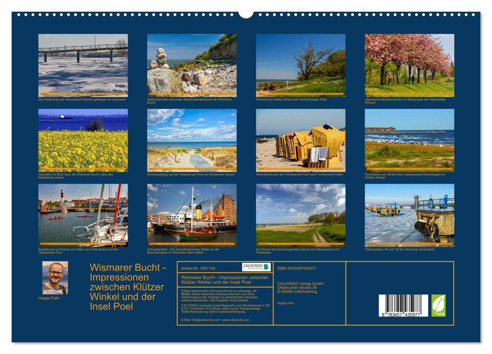 Wismarer Bucht - Impressionen zwischen Klützer Winkel und der Insel Poel (CALVENDO Premium Wandkalender 2026)